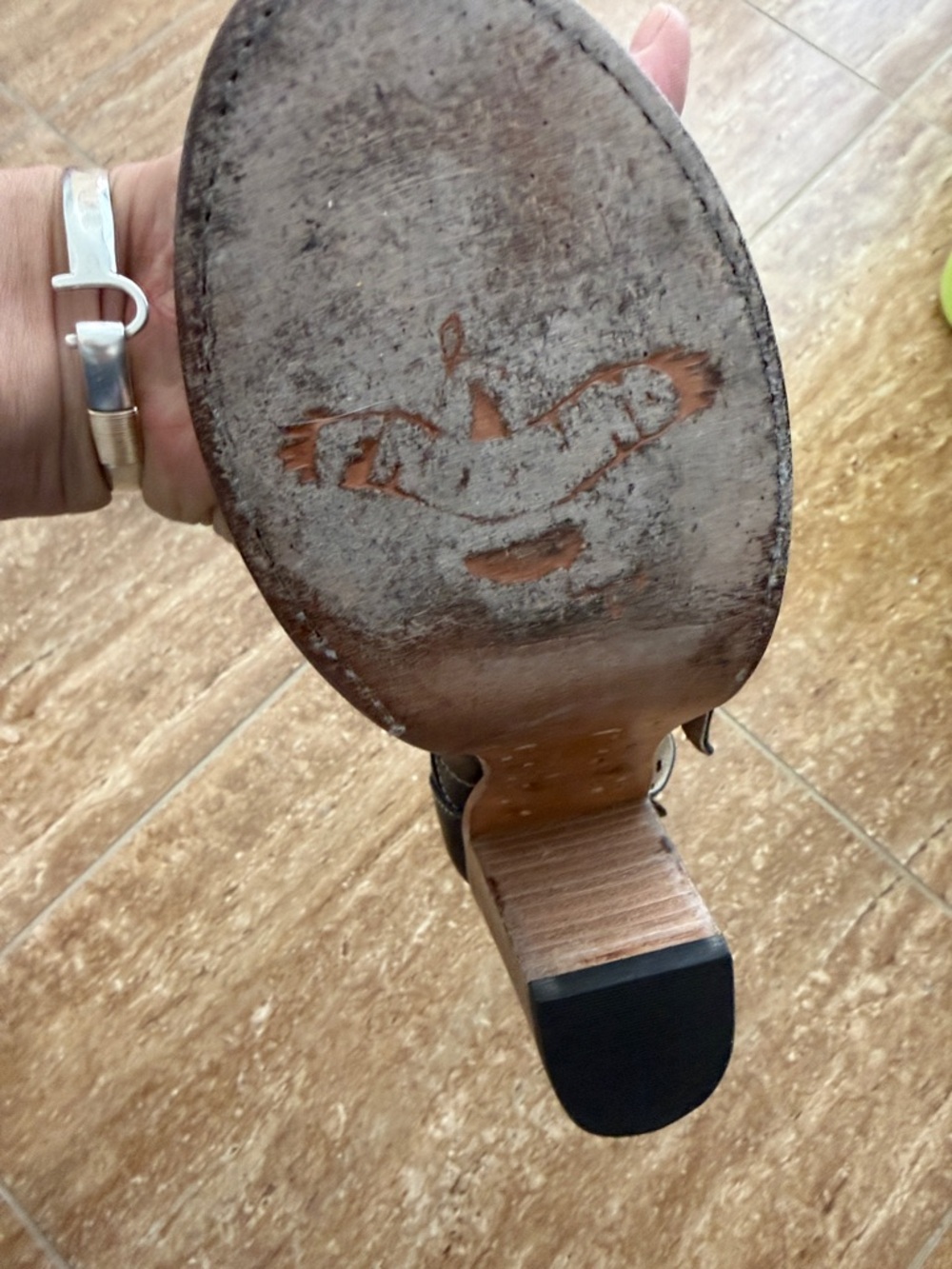 freebird Black  Blake Grommet-Strap Block-Heel Sandals - Picture 8 of 8